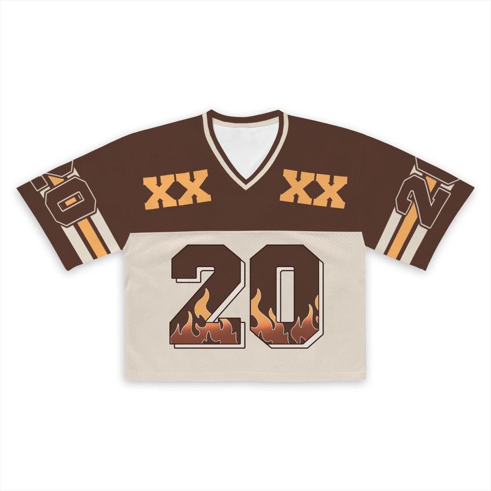 Custom Football Jersey with Name and Number  Personalized Concert & Game Day Outfit.