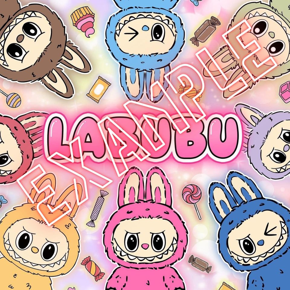 Neoprene Lunch Bag - Labubu