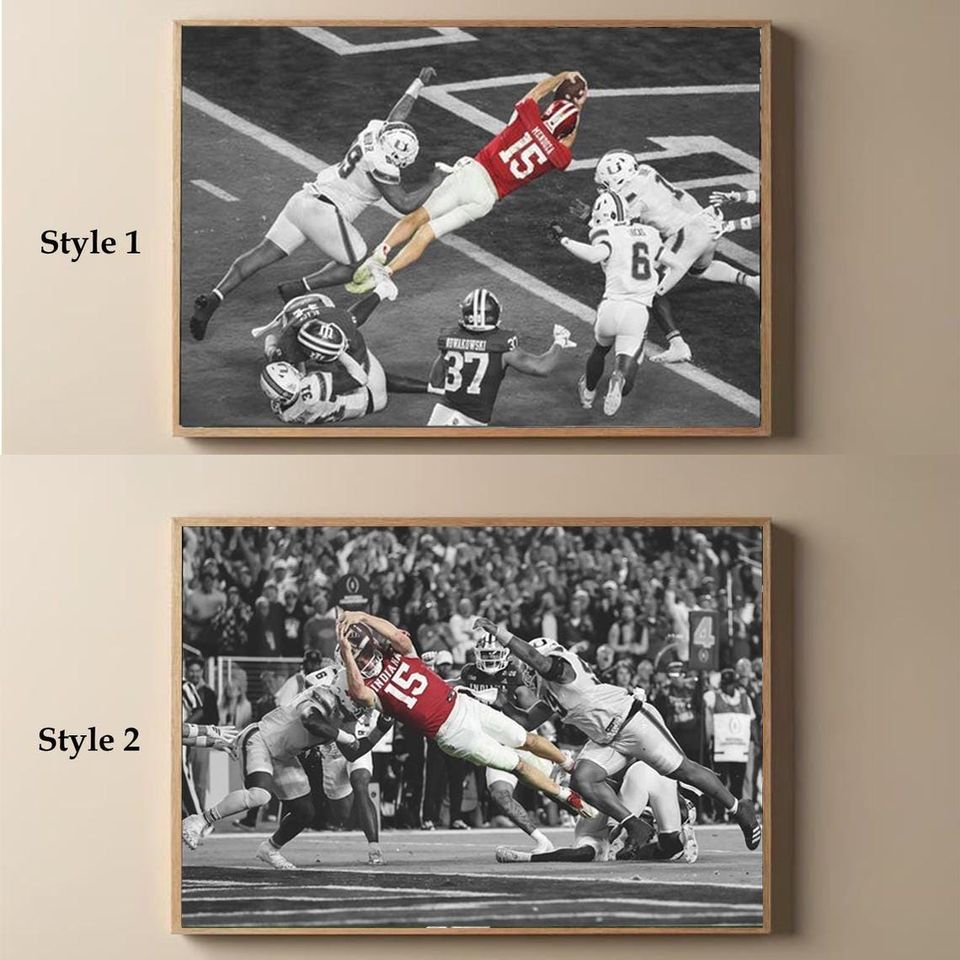 FRD Mendoza Touchdown College Football History 2025 Poster