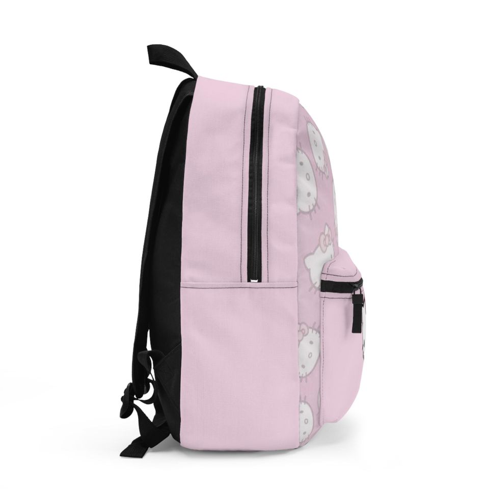 Adorable Pink Hello Kitty Backpack - Personalized Name Option - Kawaii School Bag