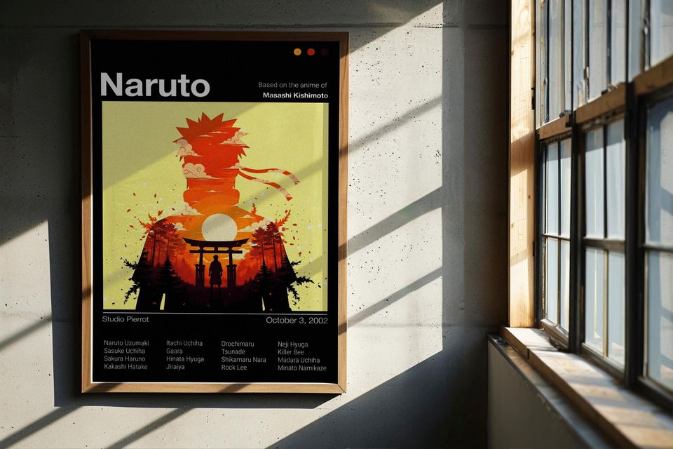 Narutoo Uzumaki Poster Narutoo Print Anime Poster