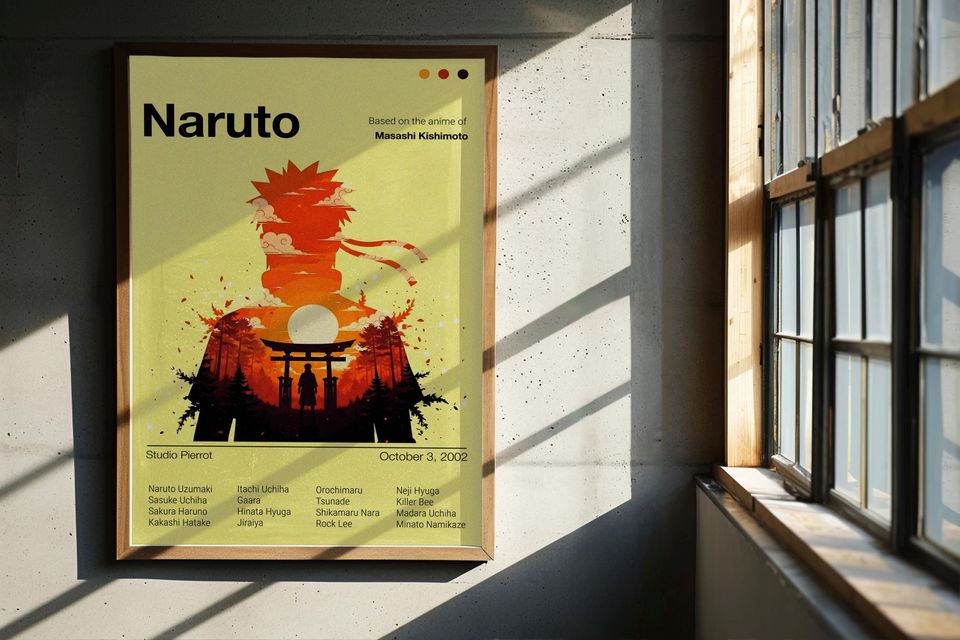 Narutoo Uzumaki Poster Narutoo Print Anime Poster