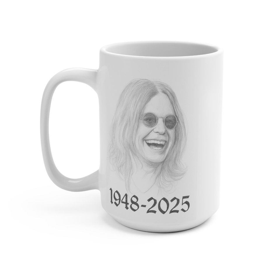 Ozzy Osbourne 15oz Mug - Music Lover Gift, Rock & Roll Cup