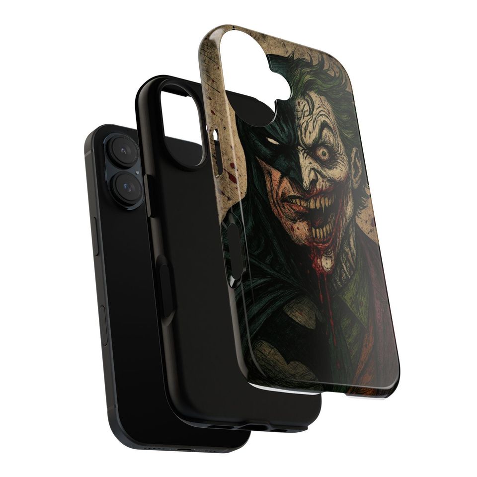 Batman vs Joker Phone Case – Dark Comic Superhero Cover for iPhone