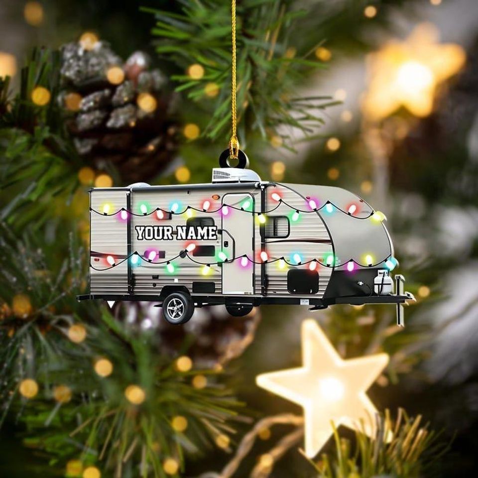 Personalized Camping Car Christmas Ornament ,Camping Lover Gift, Camping Lover Ornament 2025,Keepsake Gift For Camper, Camping Decor Gift