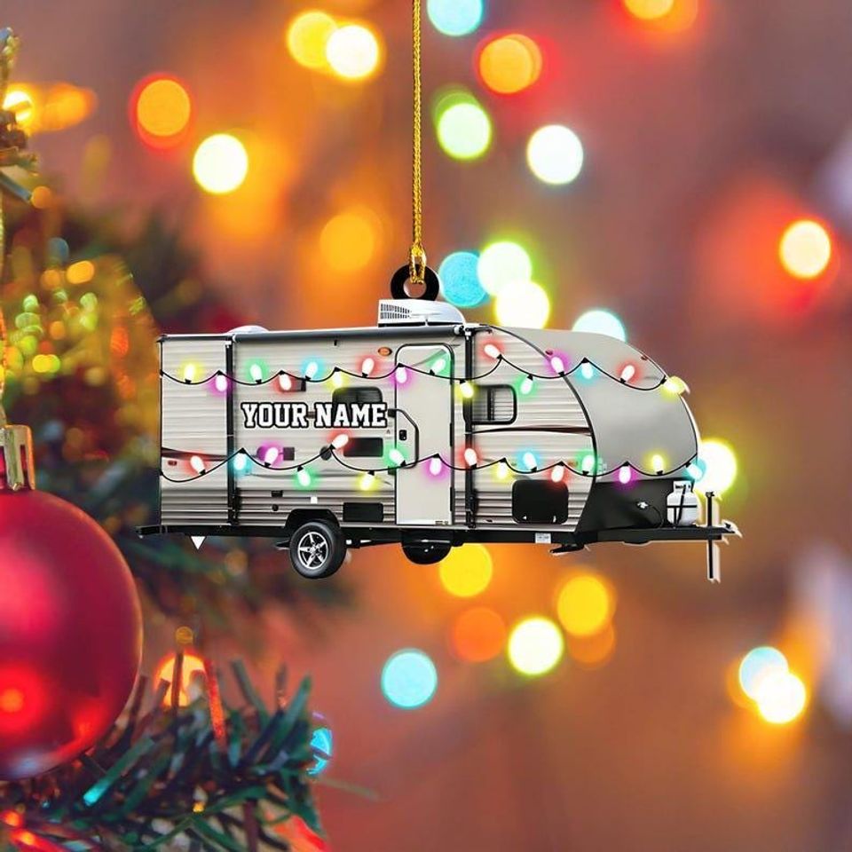 Personalized Camping Car Christmas Ornament ,Camping Lover Gift, Camping Lover Ornament 2025,Keepsake Gift For Camper, Camping Decor Gift