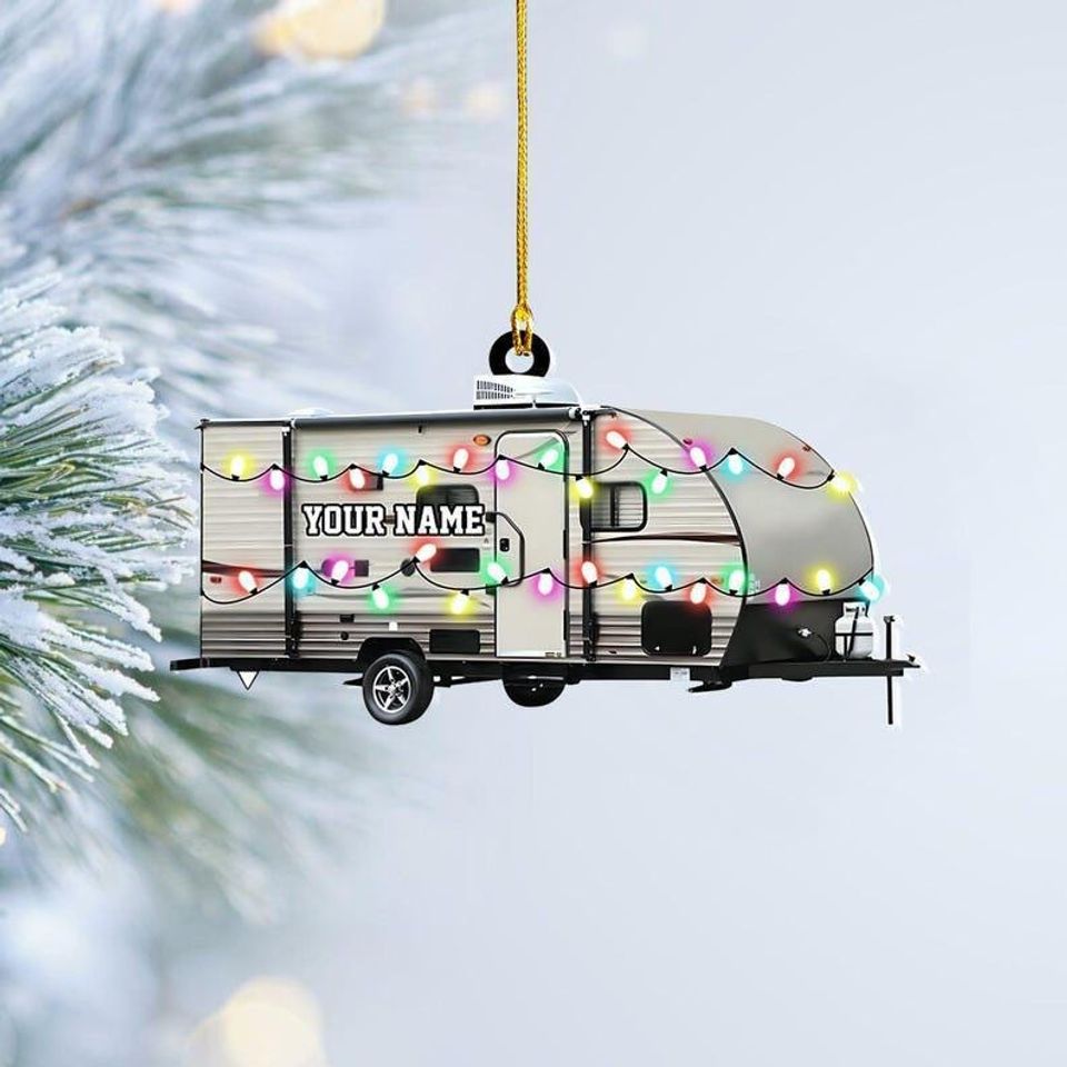 Personalized Camping Car Christmas Ornament ,Camping Lover Gift, Camping Lover Ornament 2025,Keepsake Gift For Camper, Camping Decor Gift