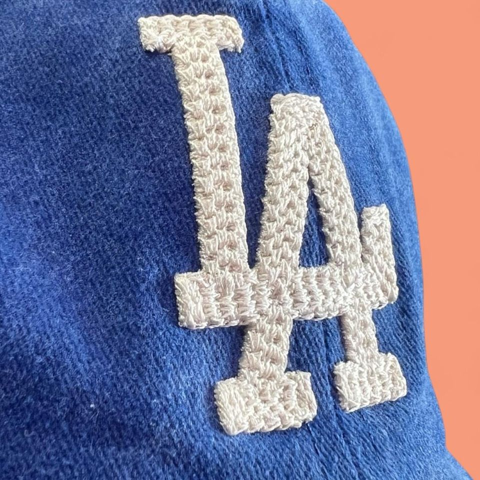 Royal Blue Pigment Washed LA Los Angeles Dodgers Baseball Cap