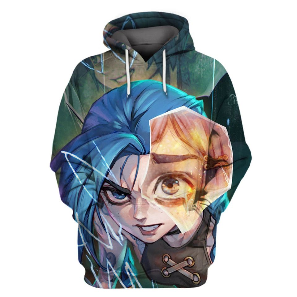 Anime Arcane League Of Legends 3d Hoodie