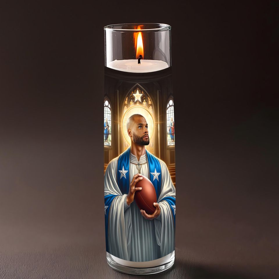 Dan Prescott Celebrity Prayer Candle