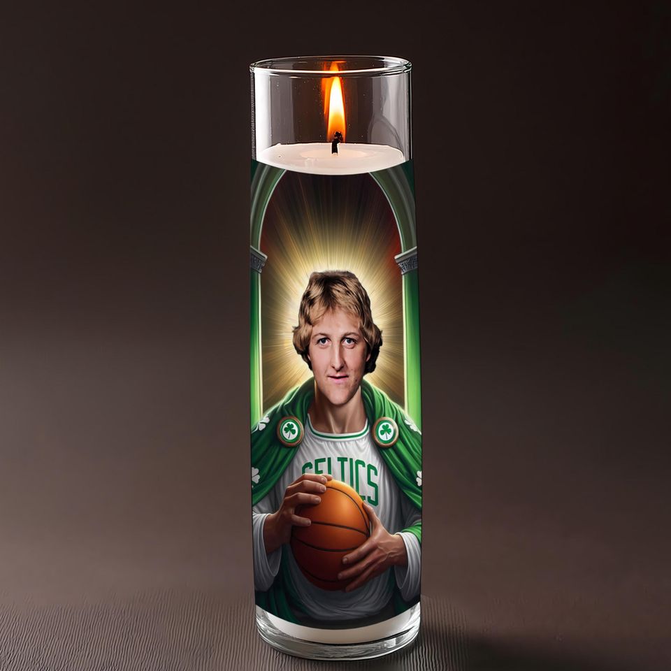 Larry Bird Celebrity Prayer Candle