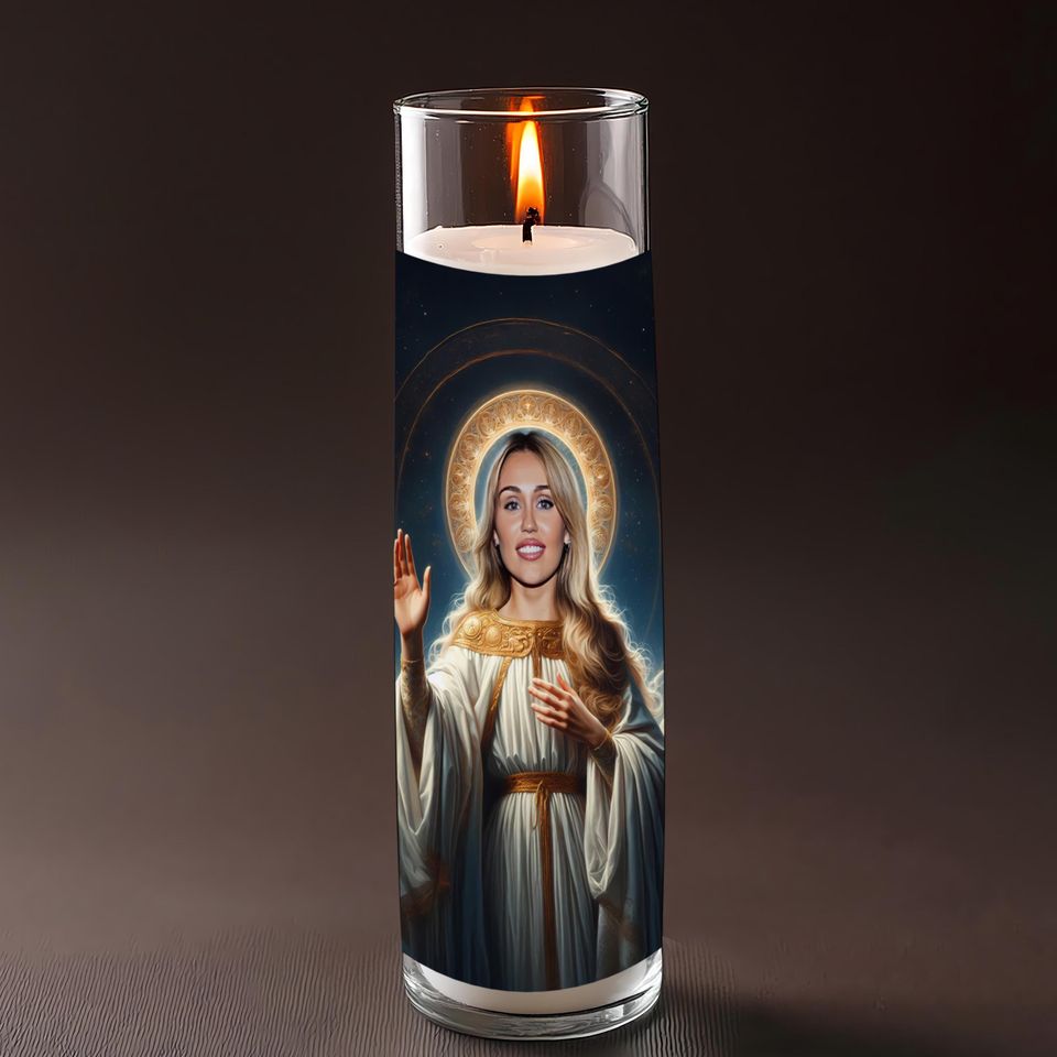 Miley Celebrity Prayer Candle