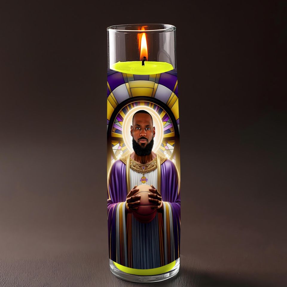Lebron Celebrity Prayer Candle