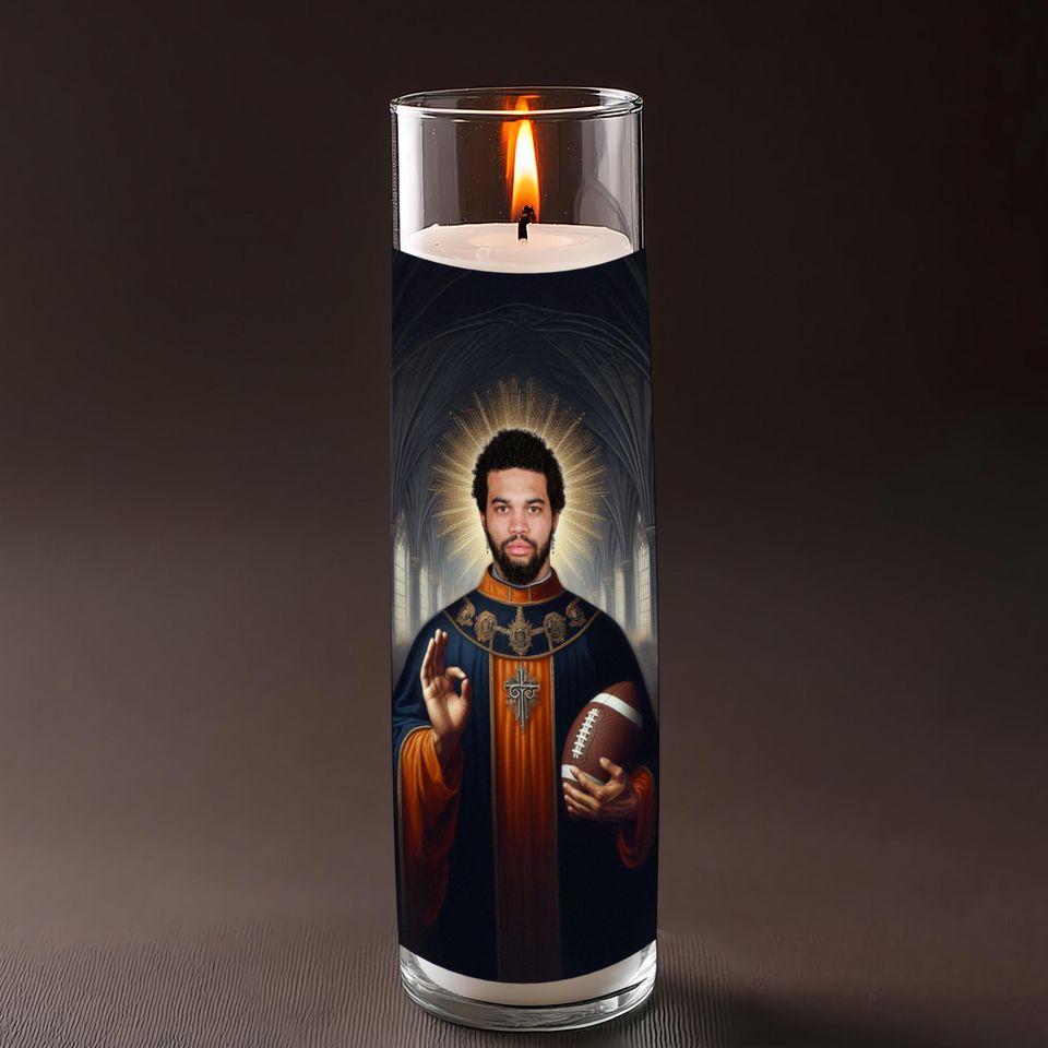 Caleb Williams Celebrity Prayer Candle