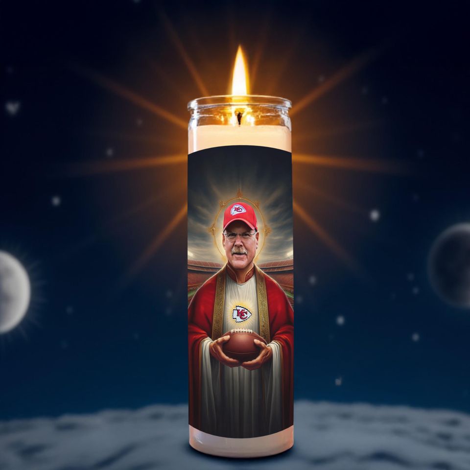 Andy Reid Celebrity Prayer Candle