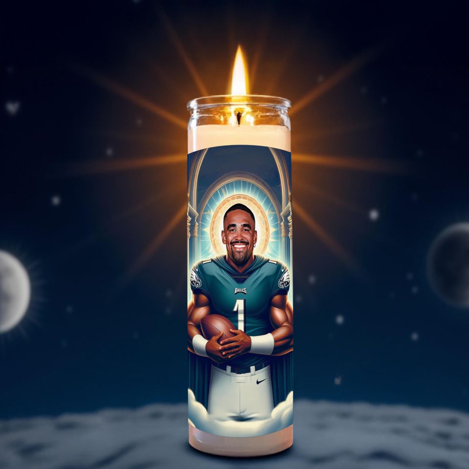 Jalen Hurts Celebrity Prayer Candle