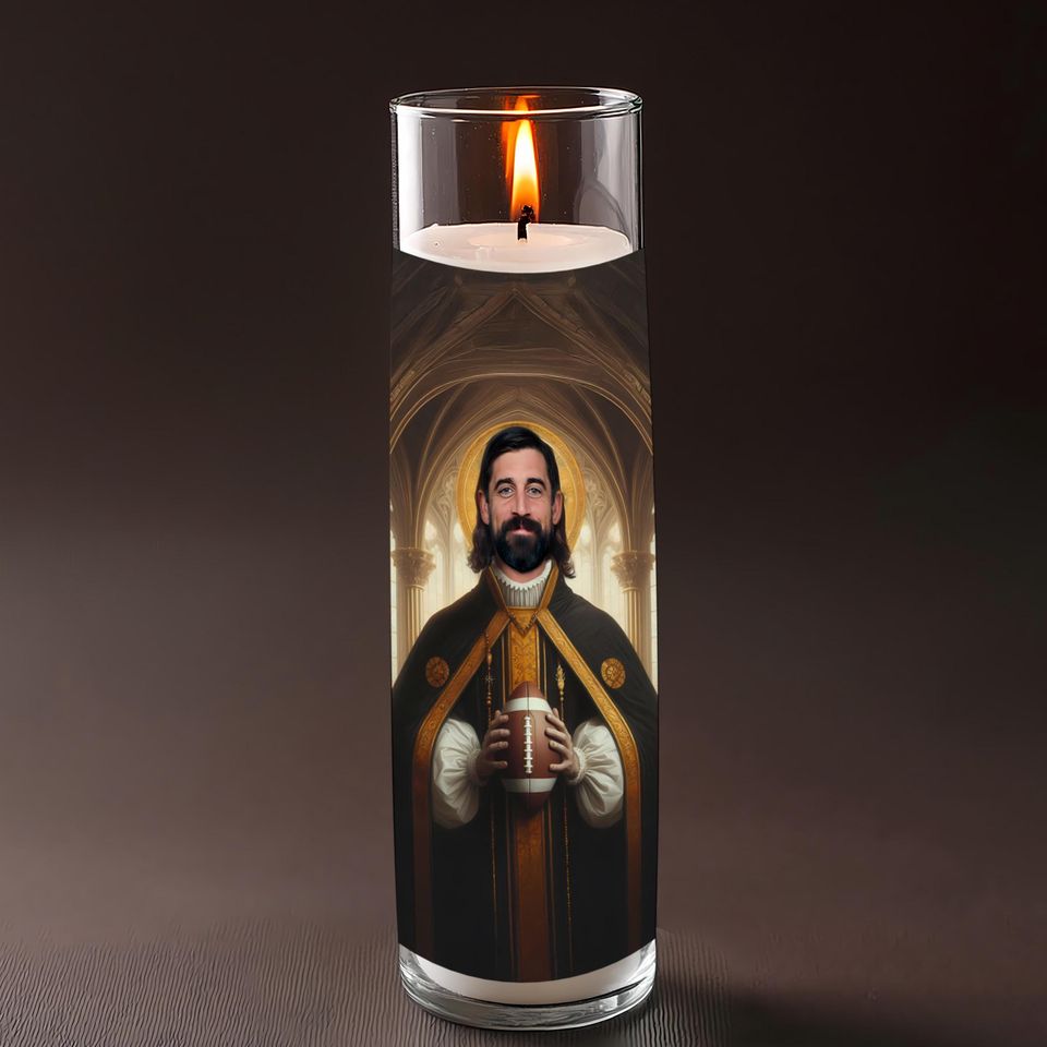 Aaron Rogers Celebrity Prayer Candle