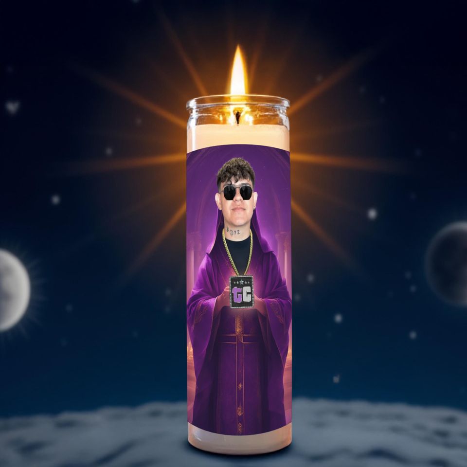 Junior H Celebrity Prayer Candle
