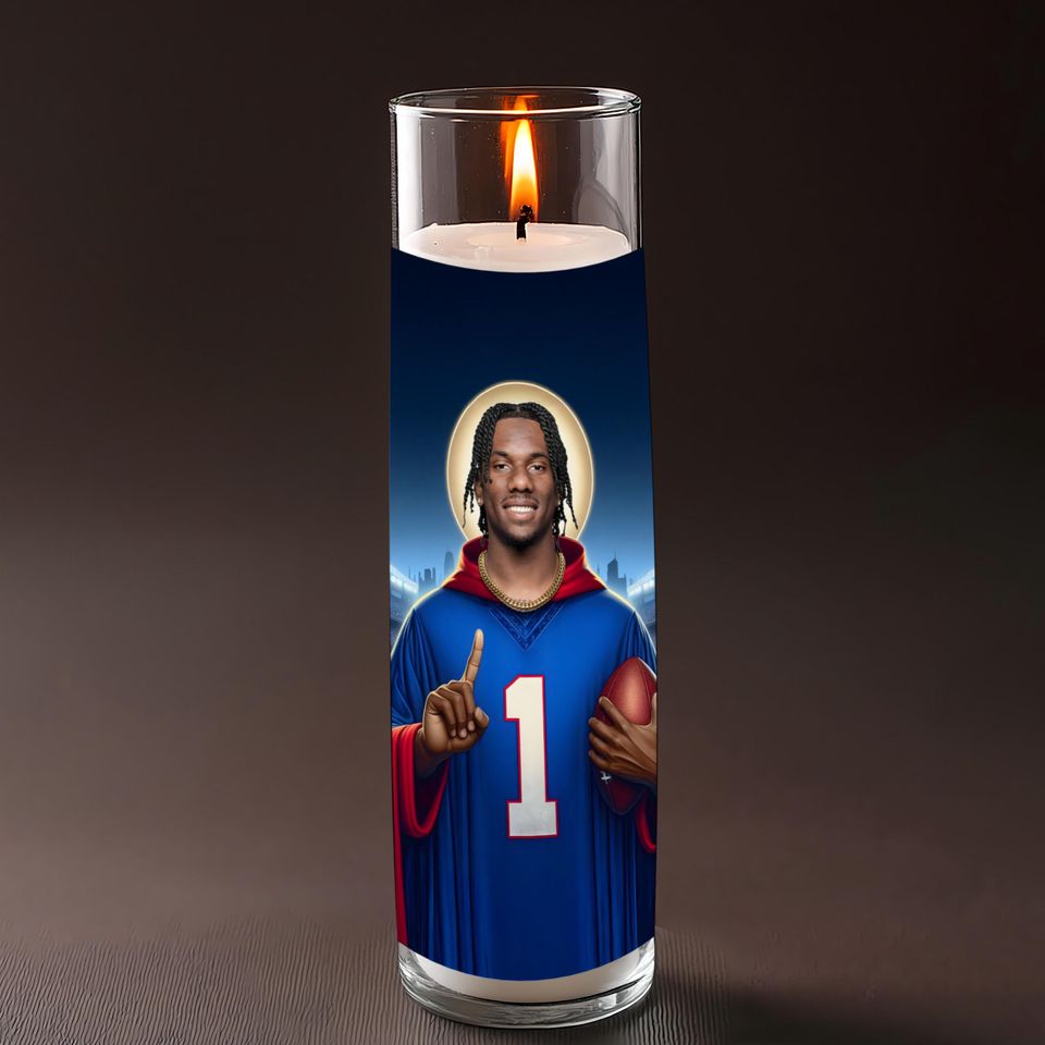 Malik Nabers Celebrity Prayer Candle