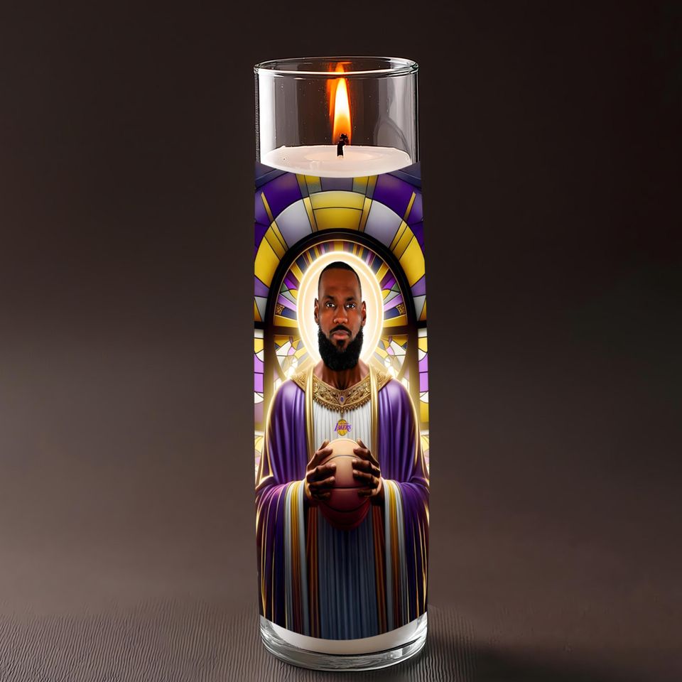 Lebron Celebrity Prayer Candle