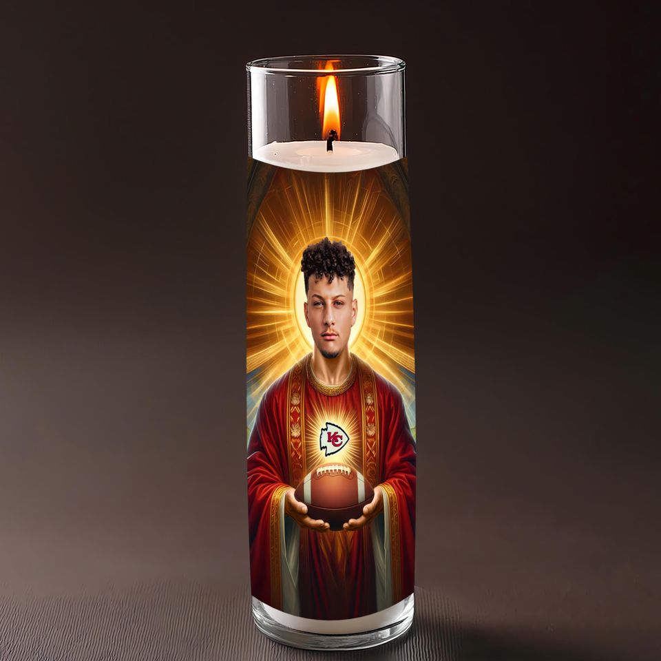 Patrick Mahomes Celebrity Prayer Candle