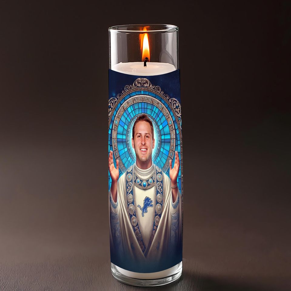 Jared Goff Celebrity Prayer Candle
