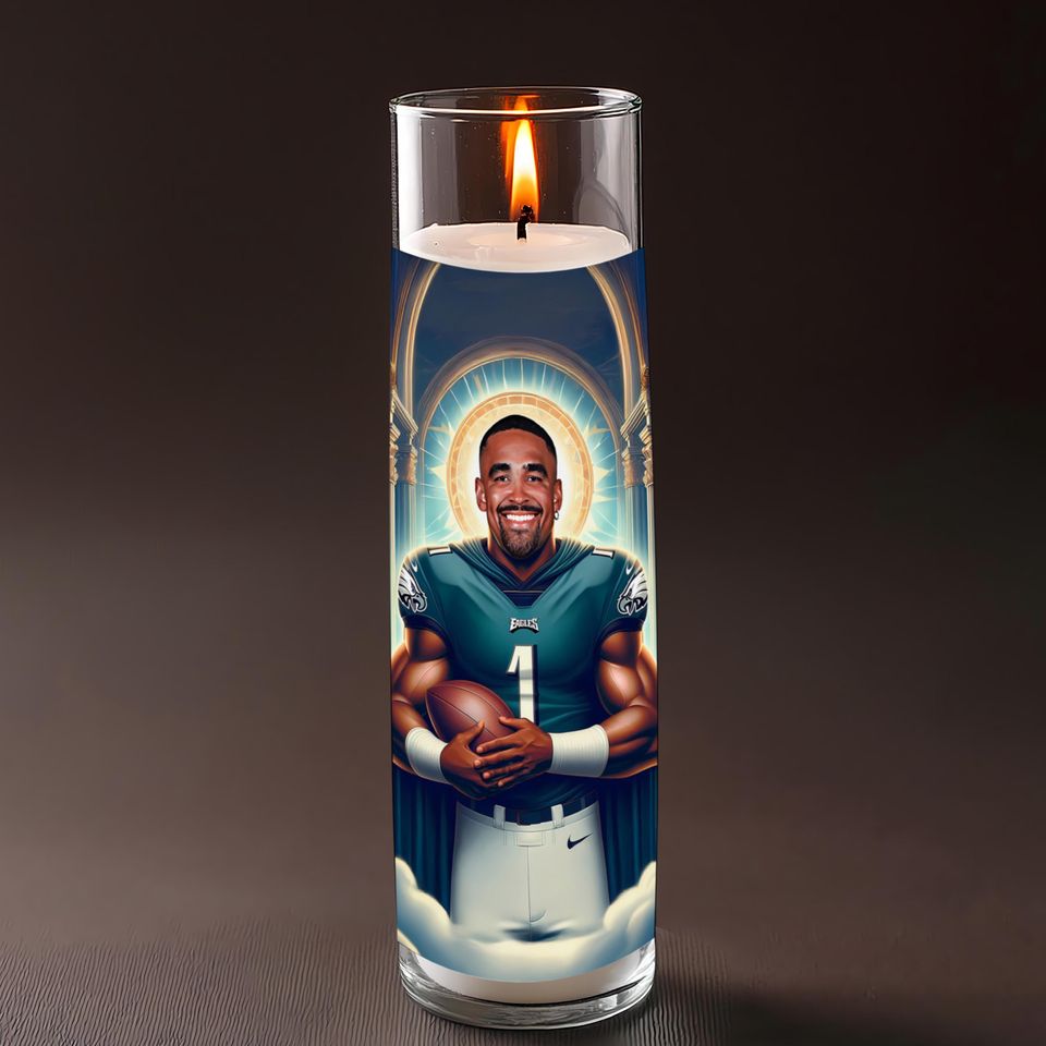 Jalen Hurts Celebrity Prayer Candle