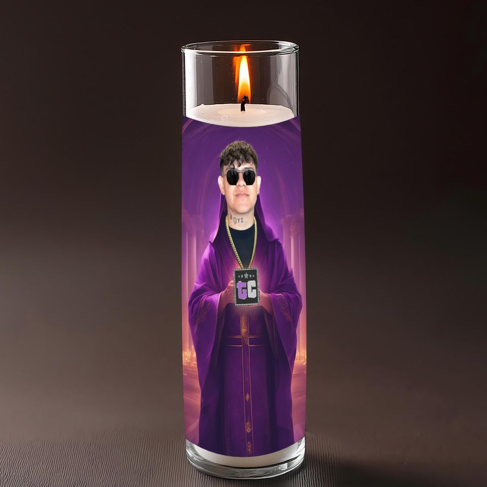 Junior H Celebrity Prayer Candle