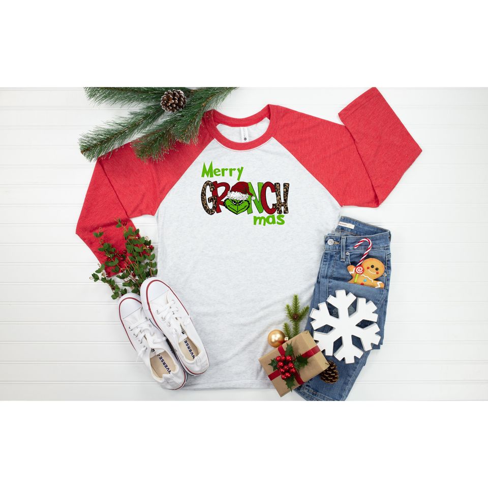 Merry Grin Shirt - funny character Unisex 3\4 Sleeve Baseball Tee
