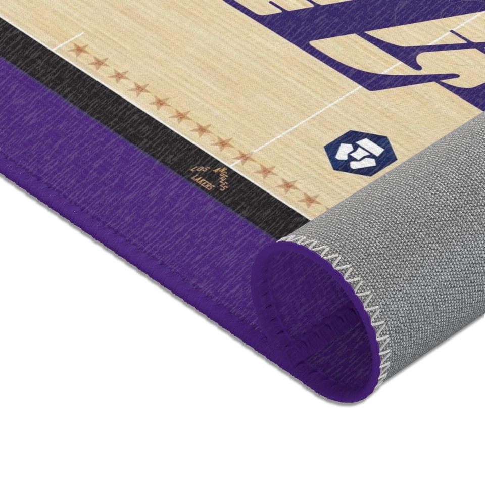 LA Basketball Court Area Rug