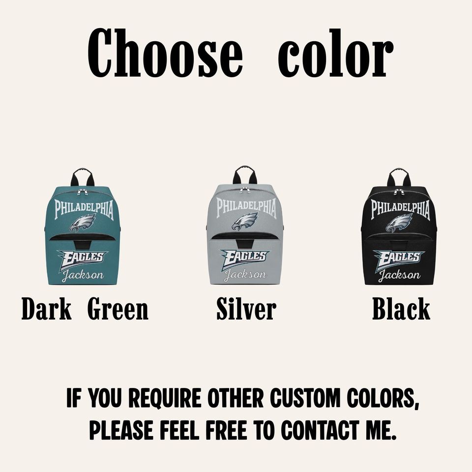 Custom backpack - Eagles backpack - gift