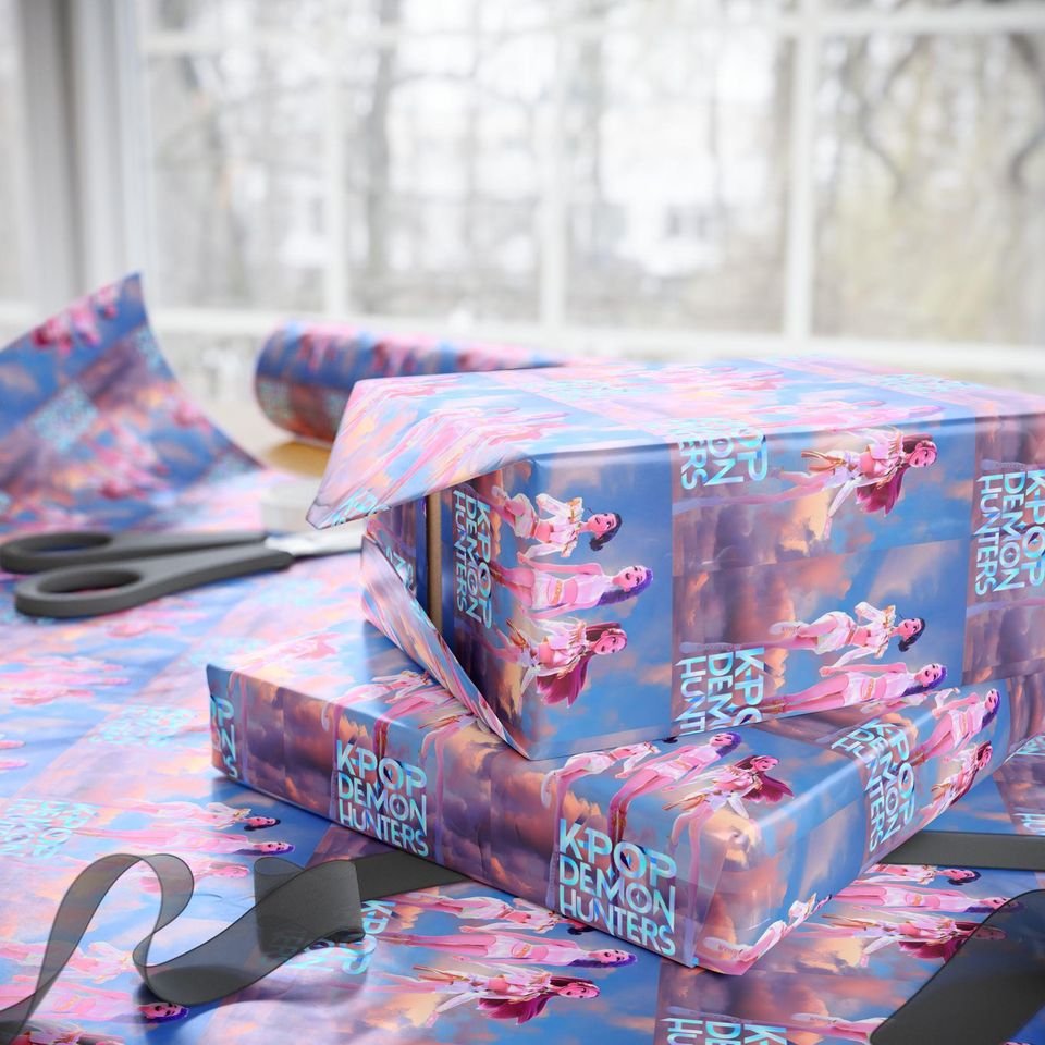 K-pop Demon Hunters Wrapping Paper, Gift Wrap, Unique Gift Idea