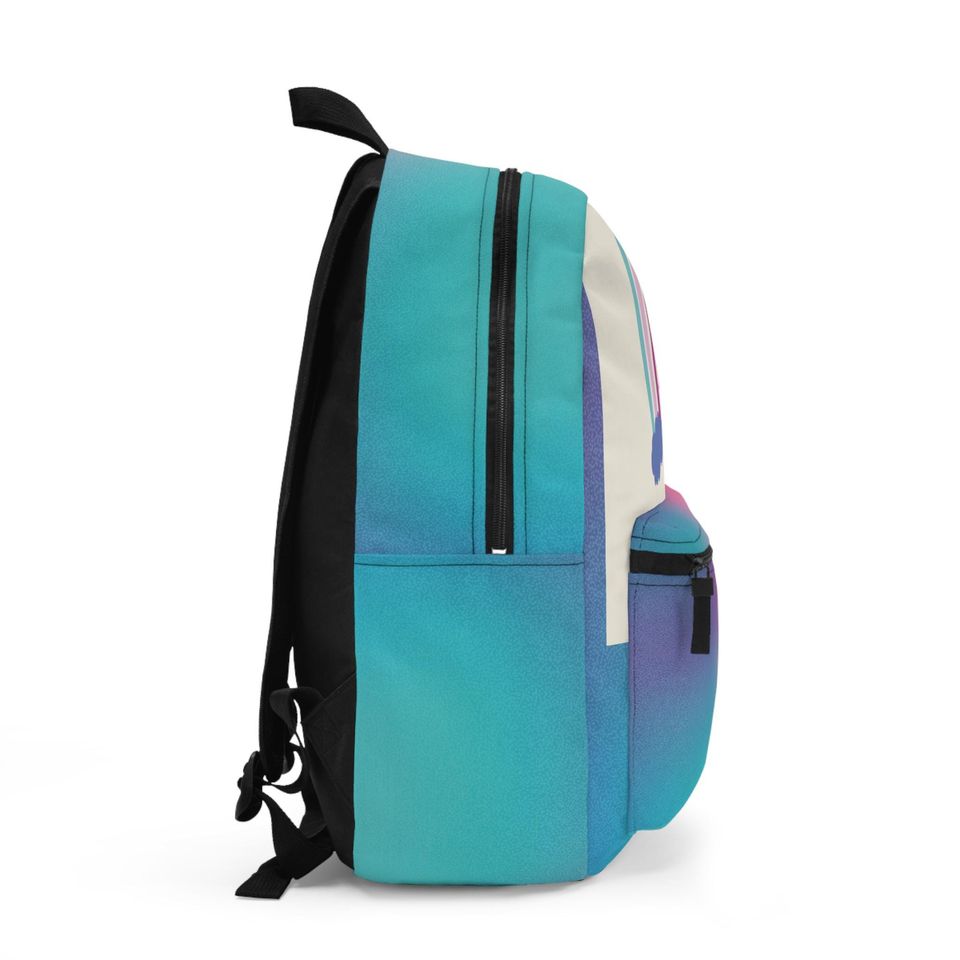 Rainbow Backpack, School Bag with Love