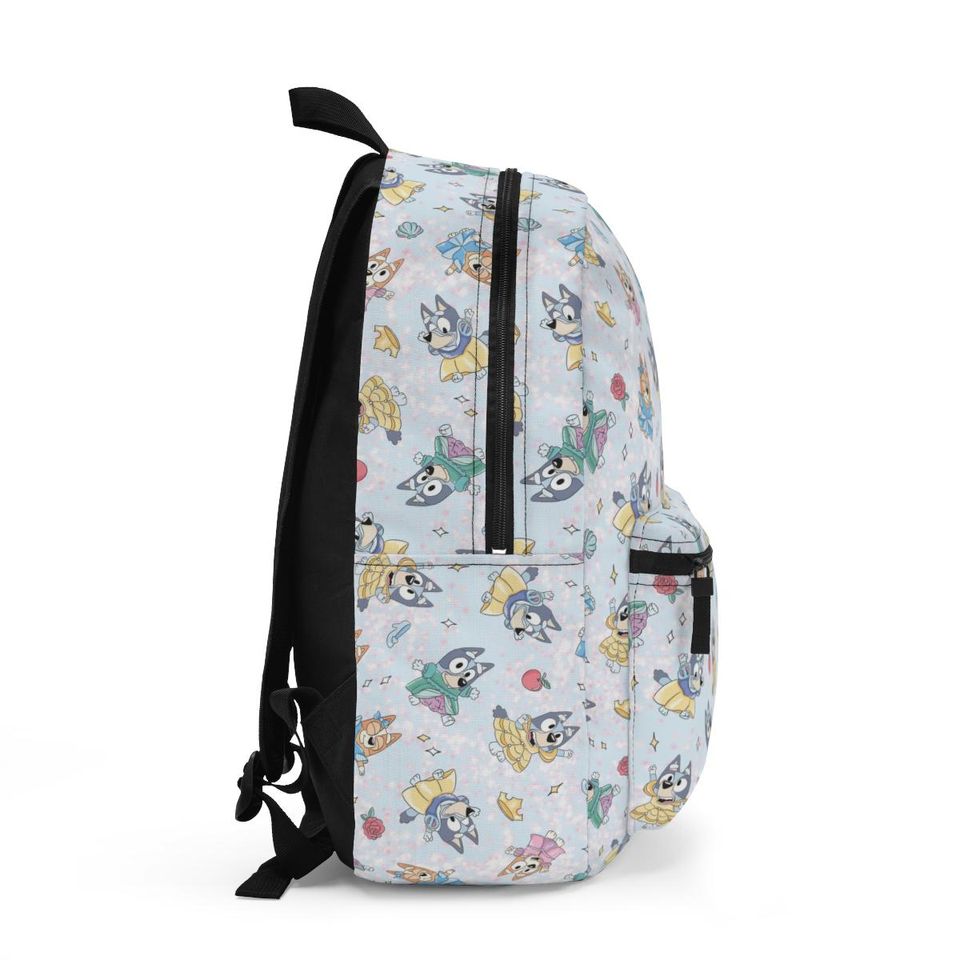 BlueyDad Princess Backpack, Kids Travel Backpack, Toddler Knapsack