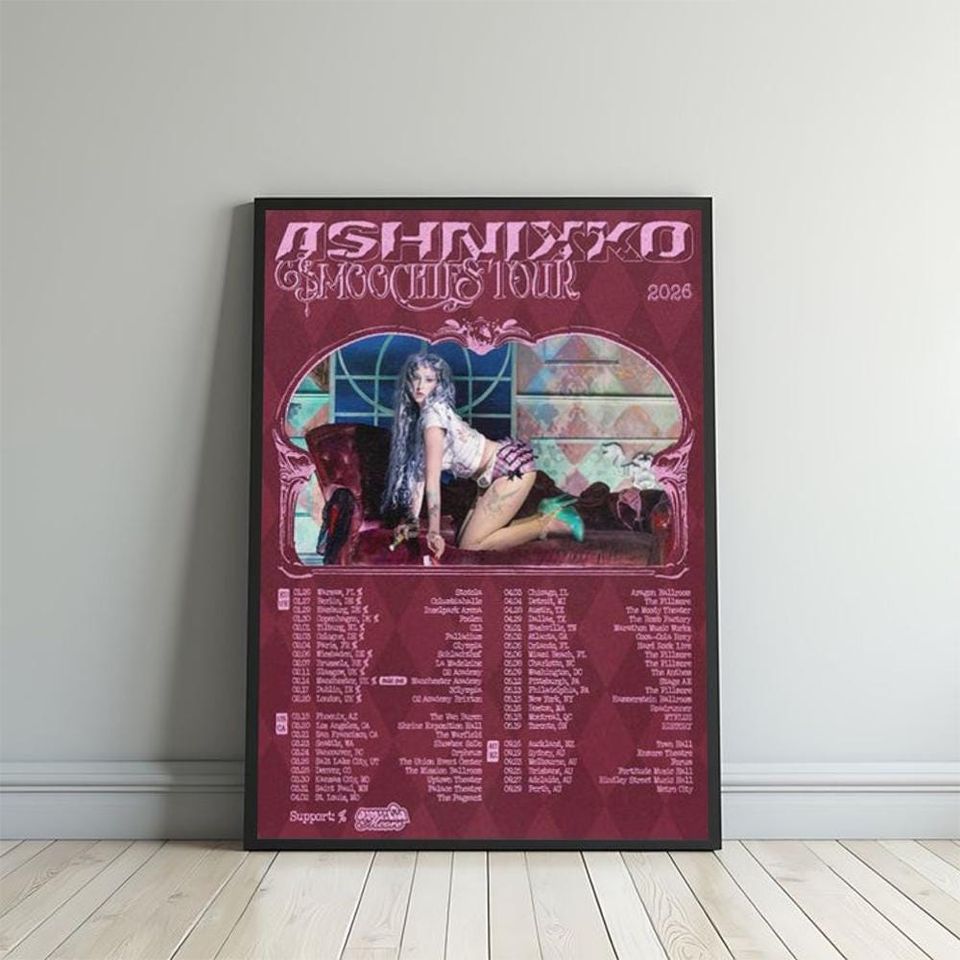 Ashnikko Smoochies Tour 2026 Poster