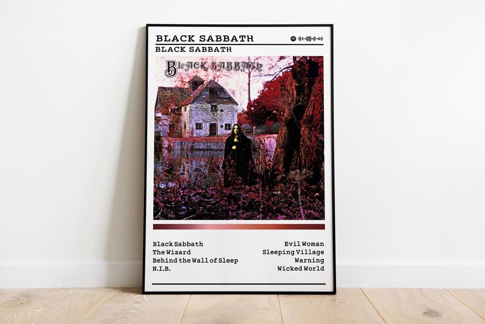 Black Sabbath Poster | Black Sabbath Poster | Album Poster Prints | Wall Decor Posters