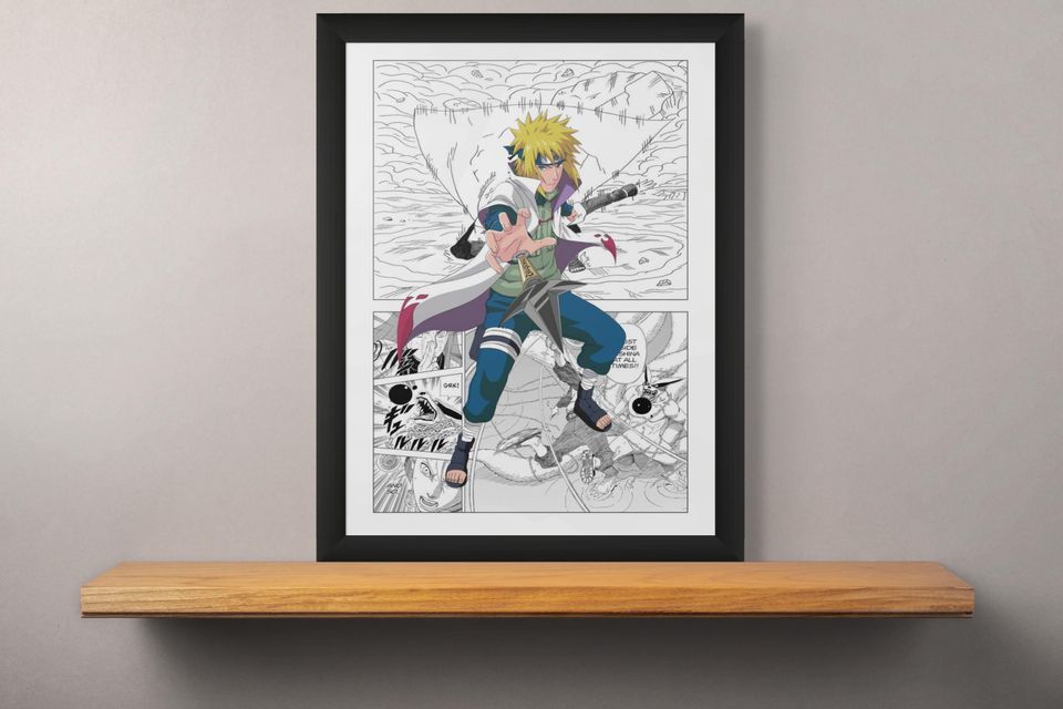 Hokage Minato Narutoo poster Anime poster
