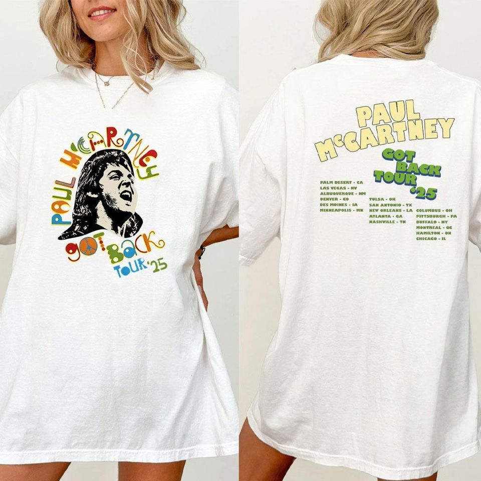 Unisex P McCartney Double Sided T-Shirt