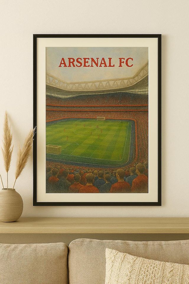 Inter Miami CF Watercolor Poster Miami Freedom Park MLS Vertical Print