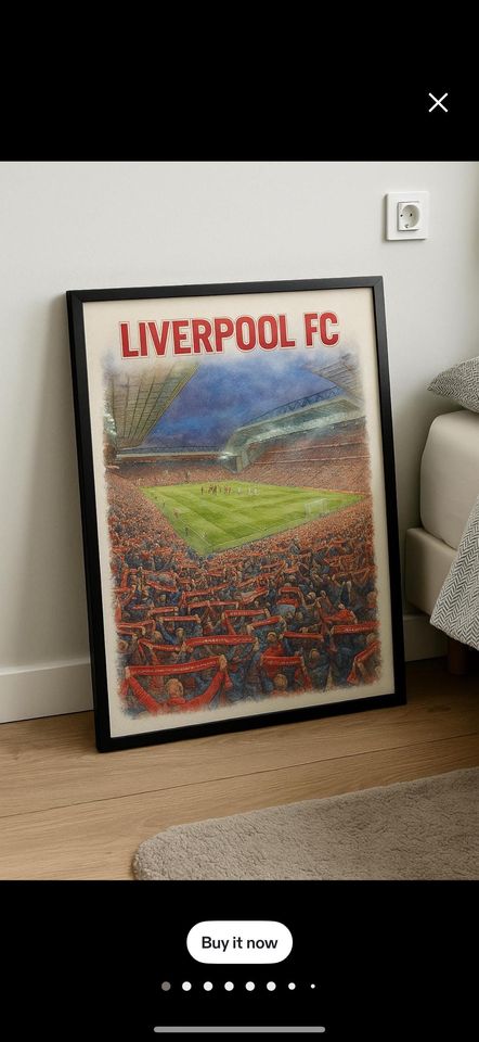 Inter Miami CF Watercolor Poster Miami Freedom Park MLS Vertical Print