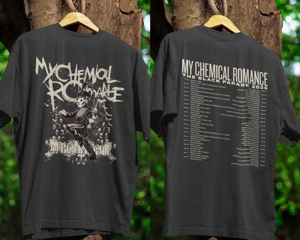 My Chemical Romance The Black Parade Tour 2026 Shirt, MCR Emo Rock Band Tee