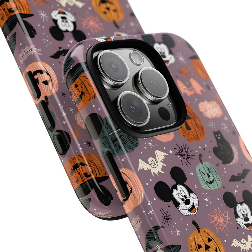 Halloween Mickey Phone Case: Cute Pumpkin Cover for iPhone