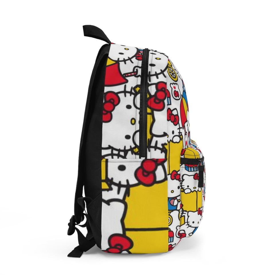 Hello Kitty Backpack, Cute School Bag, Kids' Backpack, Cute Bag, Adorable Everyday Carry, Cartoon Backpack