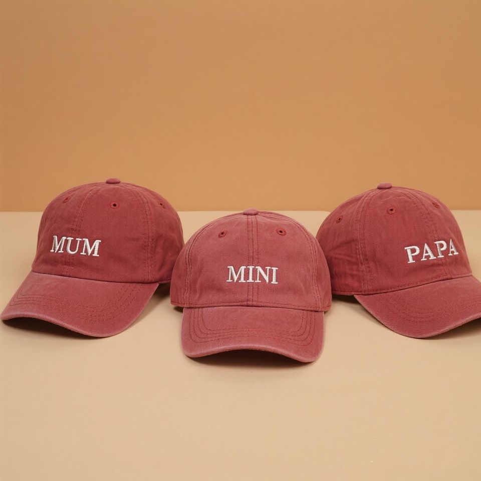 Custom Text Embroidered Hat, Personalized Cap, Vintage Baseball Hat, Custom Logo Hat, Gift for New Dad Mom, Gift for Bride, Bachelorette Hat