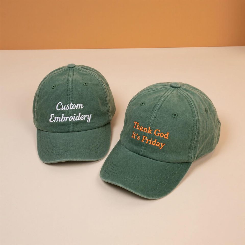 Custom Text Embroidered Hat, Personalized Cap, Vintage Baseball Hat, Custom Logo Hat, Gift for New Dad Mom, Gift for Bride, Bachelorette Hat
