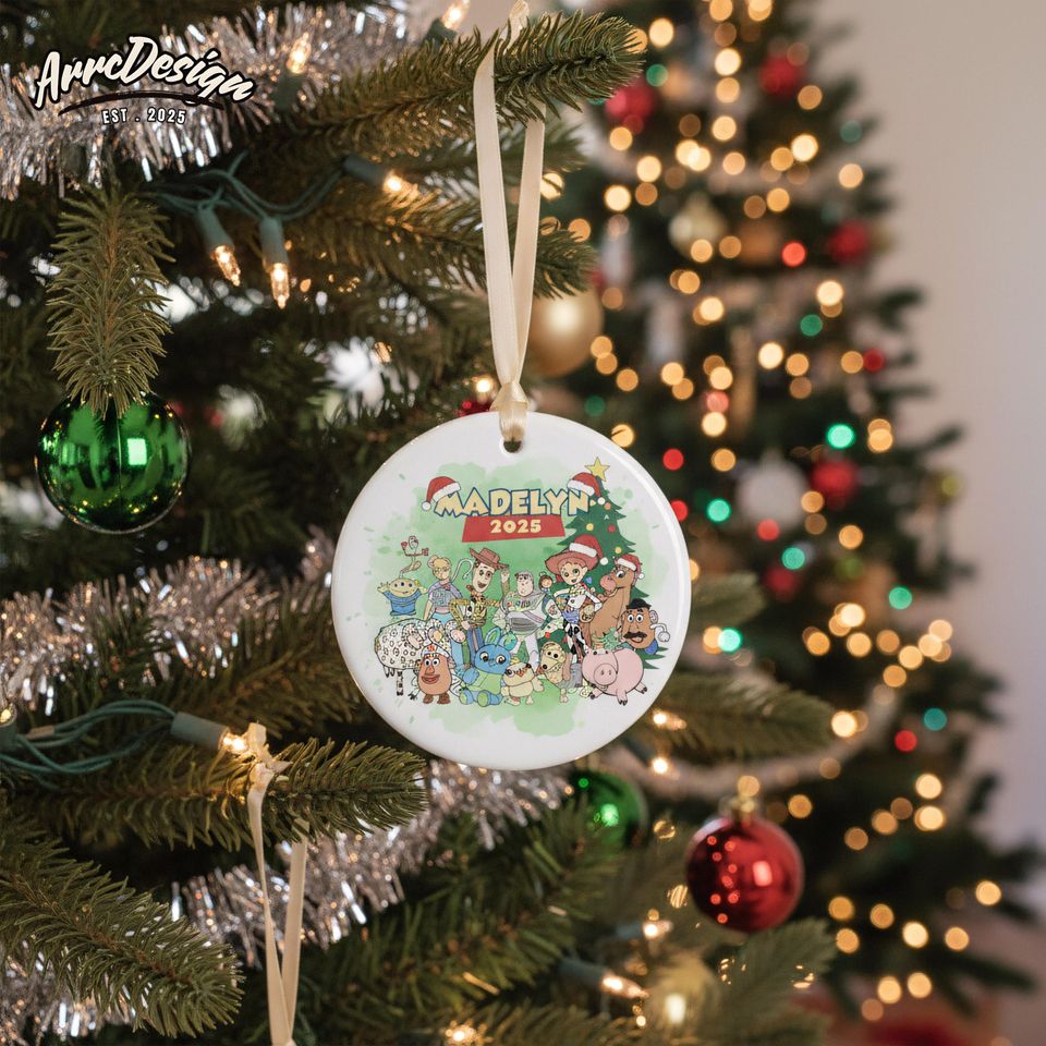 Personalized Toy Story Ornament: Custom Christmas Keepsake for Kids