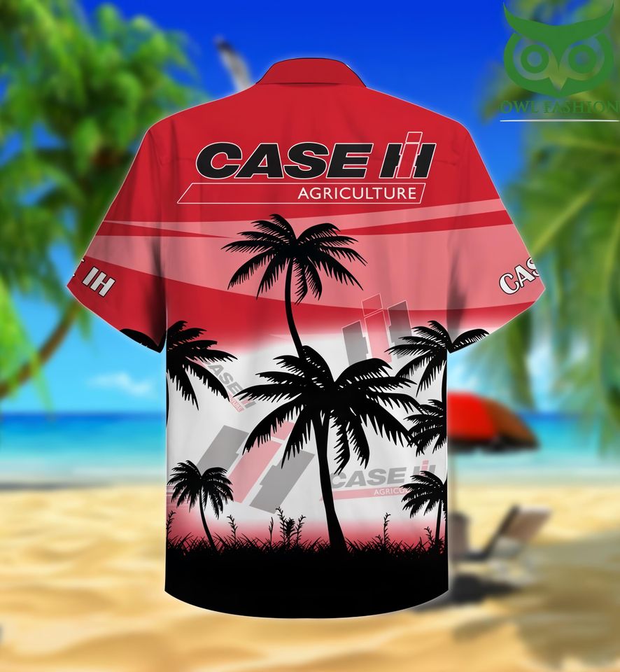 Case IH Palm Agriculture Hawaiian Shirt