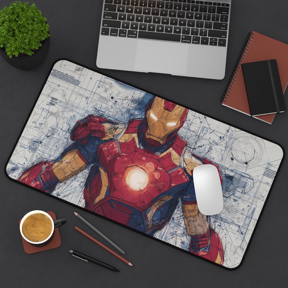 Marvel Iron Man Desk Mat, Mouse Pad