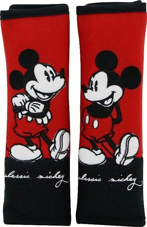 Mickey Mouse Car Seat Belt Cover Disney Fabric