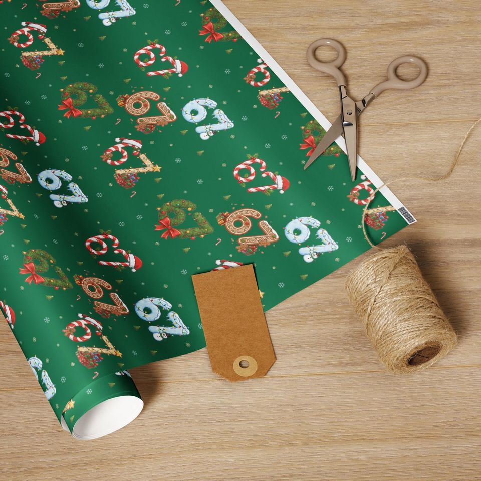 Holiday 67 Wrapping paper roll